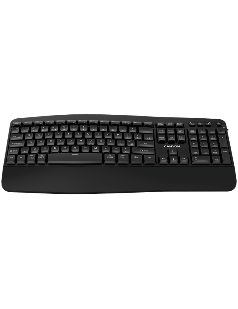 Безжична клавиатура Canyon HKB-W6, Black - CNS-HKBW6