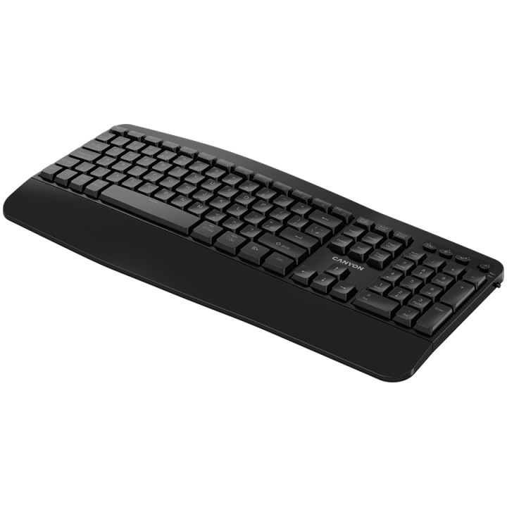 Безжична клавиатура Canyon HKB-W6, Black - CNS-HKBW6