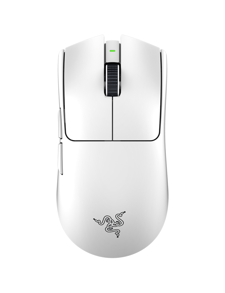 Геймърска безжична мишка Razer Viper V3 Pro, White, Gaming mouse, HyperSpeed Wireless, Focus Pro 35K Optical Sensor Gen-2, 35K DPI - RZ01-05120200-R3G1