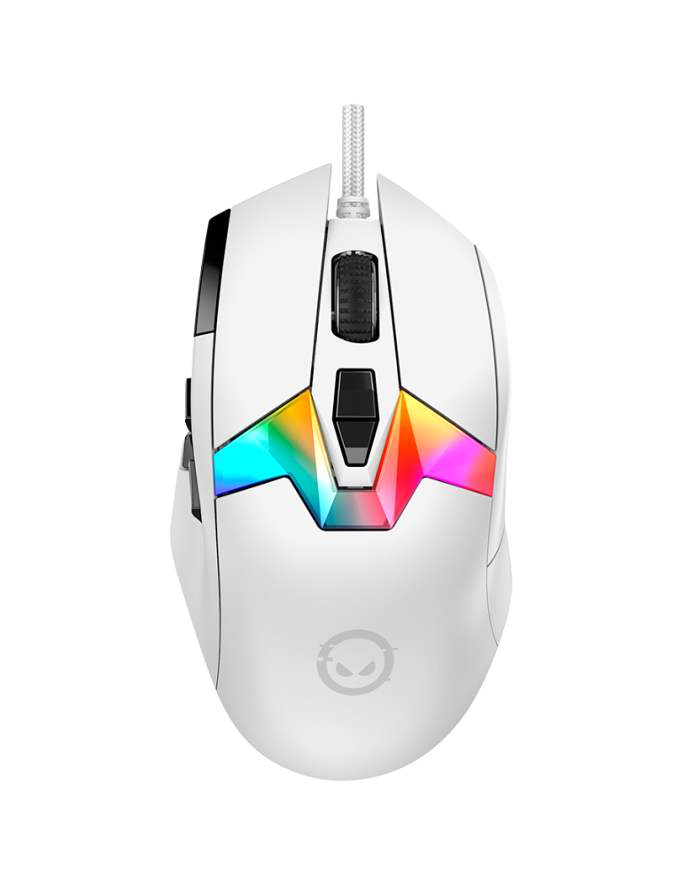 Геймърска мишка Lorgar MSP80, 8000 Hz Gaming Mouse Pro, White - LRG-MSP80-WH