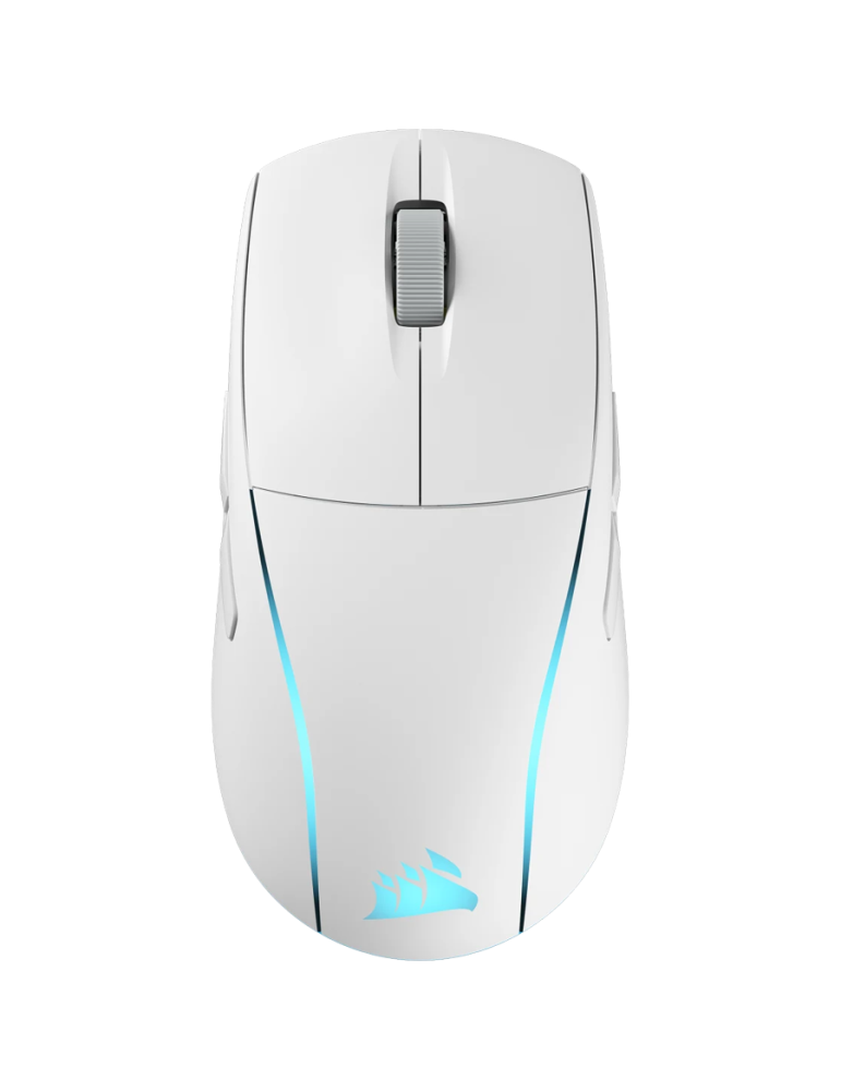 Геймърска безжична мишка Corsair M75 WIRELESS Lightweight RGB Gaming Mouse, White - CH-931D011-EU