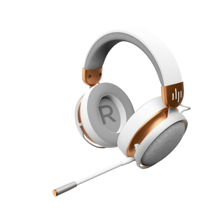 Безжични геймърски слушалки Dark Project Sono Wireless, White/Gold - DPP_SONO_WLESS_WHITE