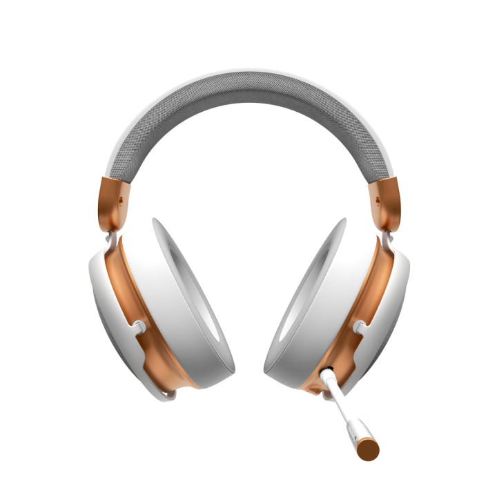 Безжични геймърски слушалки Dark Project Sono Wireless, White/Gold - DPP_SONO_WLESS_WHITE