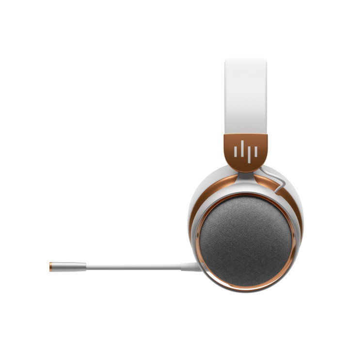 Безжични геймърски слушалки Dark Project Sono Wireless, White/Gold - DPP_SONO_WLESS_WHITE