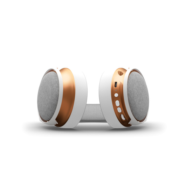 Безжични геймърски слушалки Dark Project Sono Wireless, White/Gold - DPP_SONO_WLESS_WHITE