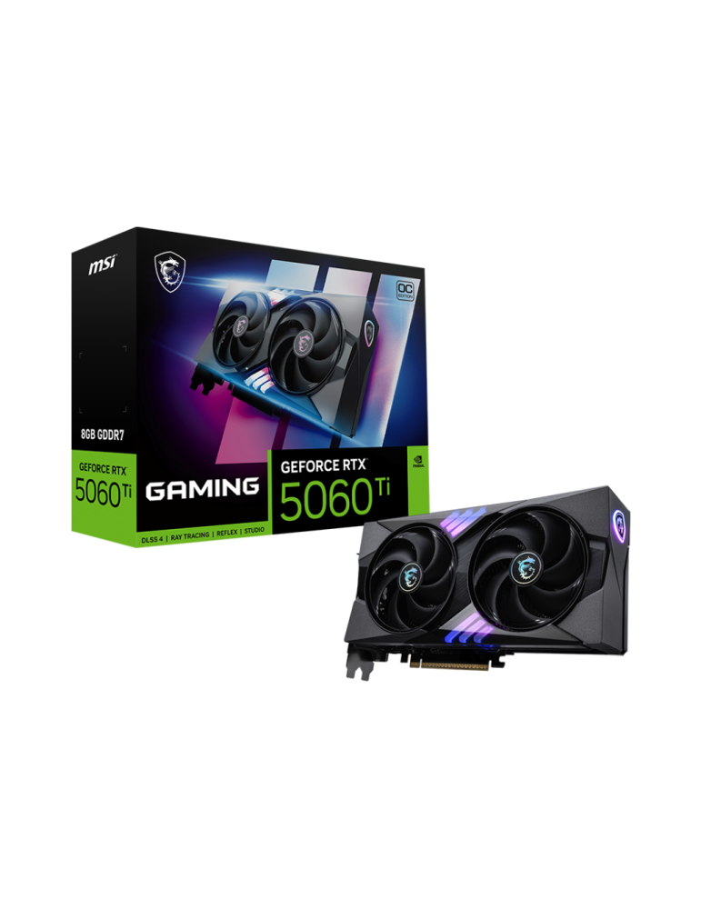 Видео карта MSI Nvidia GeForce RTX 5060 Ti 8G GAMING OC, 128bit - 912-V536-005
