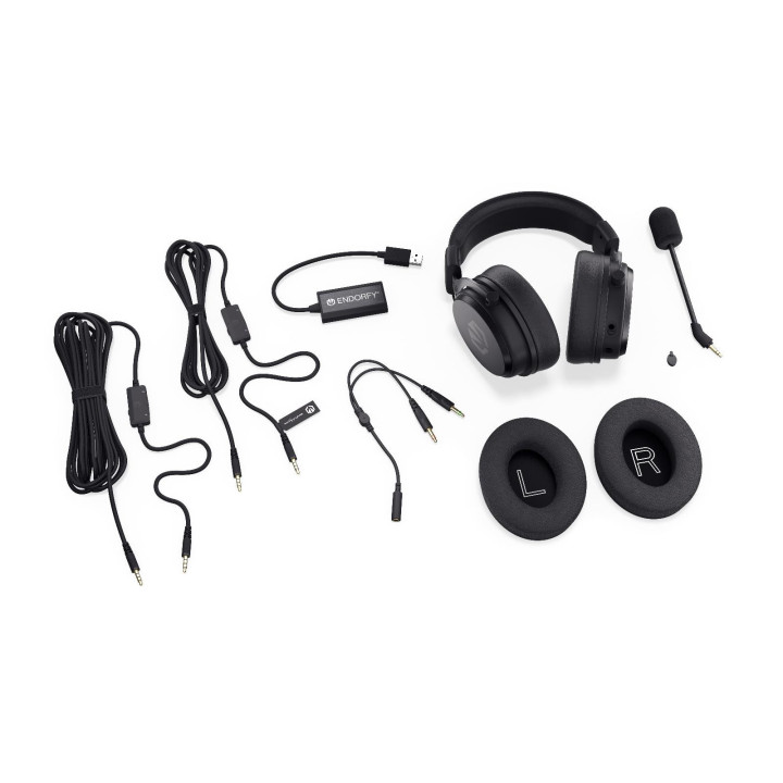 Геймърски слушалки ENDORFY Viro Plus 7.1 USB, Black - EY1A001
