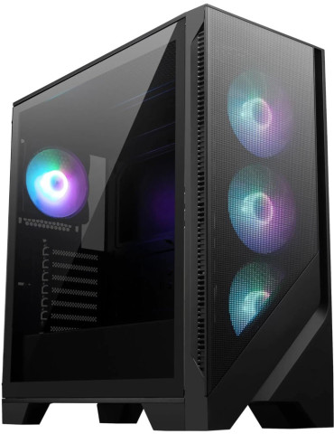 Геймърски компютър ION MSI MAG FORGE 320R AIRFLOW с процесор Intel Core i7-14700F, видео карта MSI Nvidia GeForce RTX 5060 Ti 8G GAMING OC, RAM памет 32GB(2x16GB) DDR5 6000MHz XPOWER Storm RGB Gaming, SSD диск Kingston 1TB, Wi-Fi 6E, Bluetooth 5.3