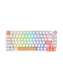 Професионална геймърска механична клавиатура VGN N75 RGB Jelly Orange, Power Purple Switches, Tactile - N75-OR-PP