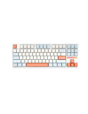 Безжична геймърска механична клавиатура VGN V87 Jelly Orange, Dynamic Silver Switches, Linear - V87-ORANGE-PS
