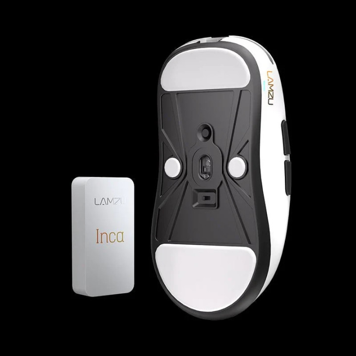 Професионална геймърска мишка Lamzu INCA 8K White - LAMZU-INCA-WH