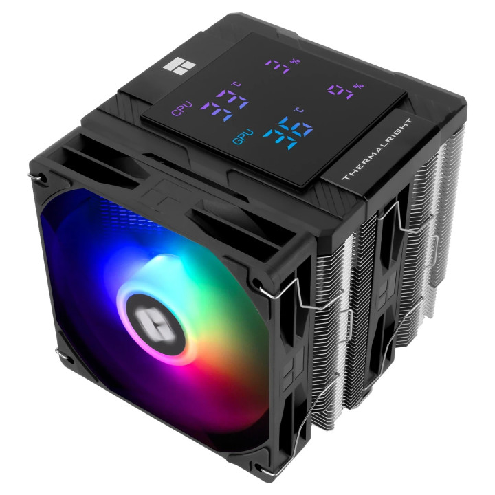 Охладител за процесорThermalright Peerless Assassin 120 Digital A-RGB Black - Dual-Tower - LGA1851/AM5 - PEERLESS-ASSASSIN-120-DIGITAL-BK