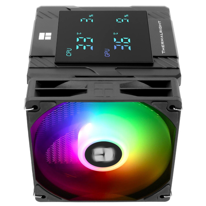 Охладител за процесорThermalright Peerless Assassin 120 Digital A-RGB Black - Dual-Tower - LGA1851/AM5 - PEERLESS-ASSASSIN-120-DIGITAL-BK