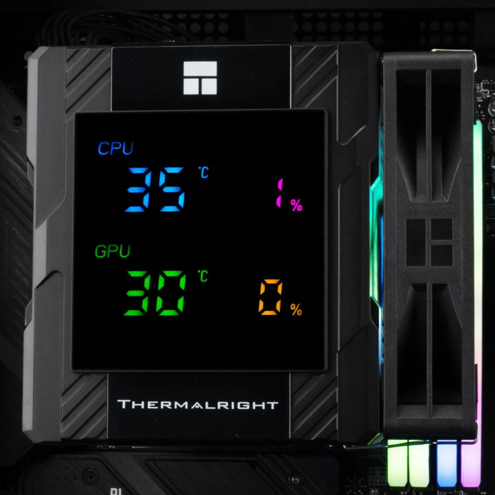 Охладител за процесорThermalright Peerless Assassin 120 Digital A-RGB Black - Dual-Tower - LGA1851/AM5 - PEERLESS-ASSASSIN-120-DIGITAL-BK