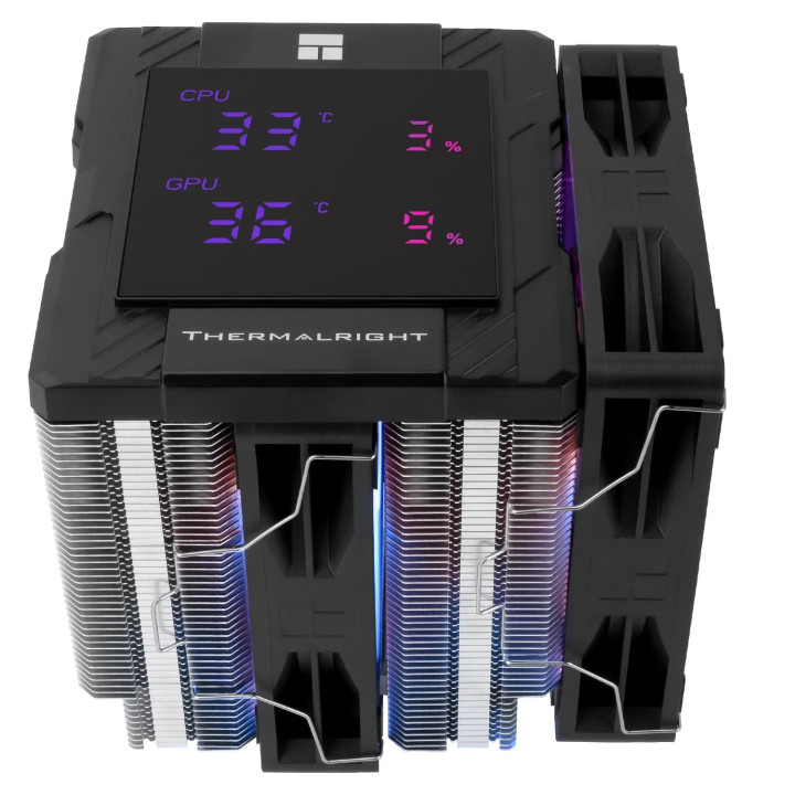 Охладител за процесорThermalright Peerless Assassin 120 Digital A-RGB Black - Dual-Tower - LGA1851/AM5 - PEERLESS-ASSASSIN-120-DIGITAL-BK