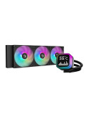 Водно охлаждане за процесор DeepCool LP360, LCD Screen, A-RGB - R-LP360-BKMSNC-G-1