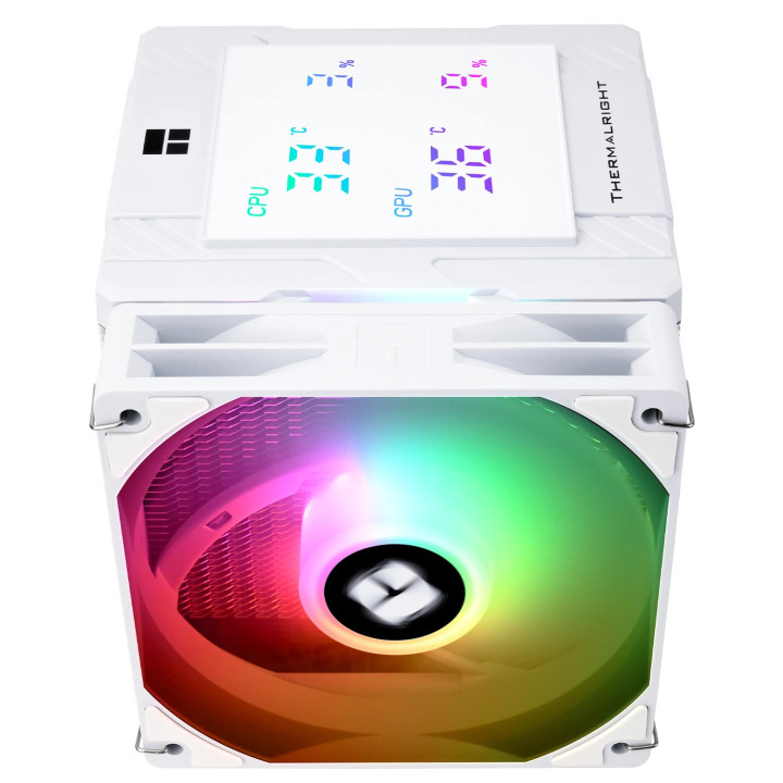 Охладител за процесорThermalright  Peerless Assassin 120 Digital A-RGB White - Dual-Tower - LGA1851/AM5 - PEERLESS-ASSASSIN-120-DIGITAL-WH