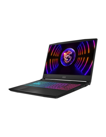 Лаптоп MSI Katana 15 B13VFK, Intel Core i7-13620H, 15.6" QHD (2560x1440), 165Hz, IPS, 16GB RAM, 512GB SSD, GeForce RTX 4060 8GB GDDR6 233 AI TOPS, WiFi 6E, BT5.3, 4-Zone RGB Kbd, NO OS - 9S7-158571-2296