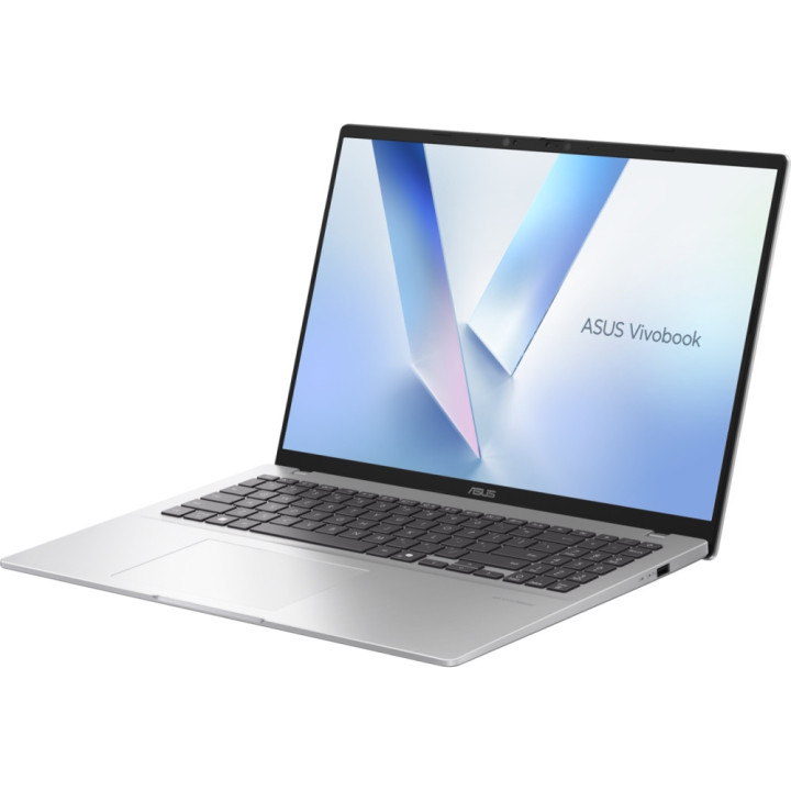 Лаптоп Asus Vivobook X1607QA-MB004W, Snapdragon X X1-26-100, 16.0 WUXGA(WU) 1920X1200 16:10 300nits Anti-Glare, 16GB LPDDR5X RAM, 1TB SSD, Qualcomm Adreno GPU, Win 11, Cool Silver - 90NB15Z2-M00750