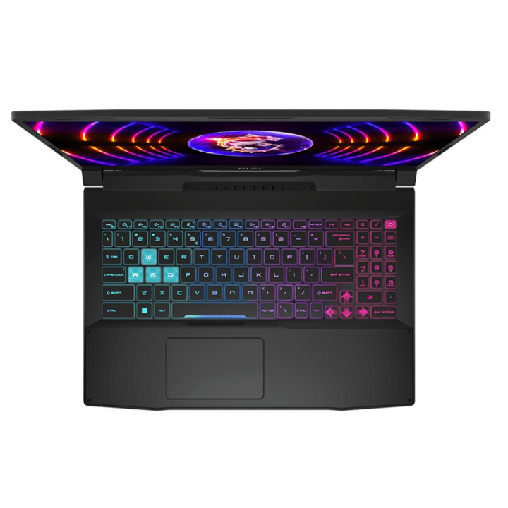 Лаптоп MSI Katana 15 B13VEK, Intel Core i7-13620H, 15.6" QHD (2560x1440), 165Hz, IPS, 16GB RAM, 512GB SSD, GeForce RTX 4050 6GB GDDR6 194 AI TOPS, WiFi 6E, BT5.3, 4-Zone RGB Kbd, NO OS - 9S7-158571-2294