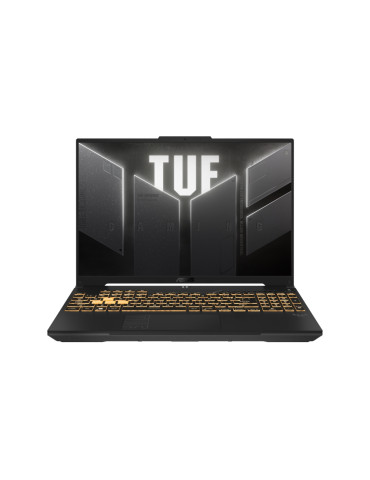 Лаптоп Asus TUF F16 FX607VU-RL048, Intel Core 5 210H, 16" WUXGA (1920X1200) 16:10 300nits Anti-Glare 144 Hz, 16GB DDR5 RAM, 1TB SSD, RTX4050 6GB GDDR6, Wi-Fi 6(802.11ax)Backlit kbd., Gray - 90NR0N06-M006H0