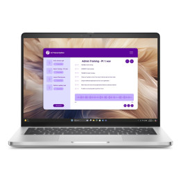 Лаптоп Dell Pro 14 Plus PB14250, Intel Ultra 5 238V, 14.0" FHD (1920x1200) WVA 300nits AG, 32GB LPDDR5x RAM, 512GB SSD, Intel Arc, FHD RGB Cam and Mic, Wi-Fi 7, FPR, Backlit Kb, Win 11 Pro - BTO205_PB14250_EMEA