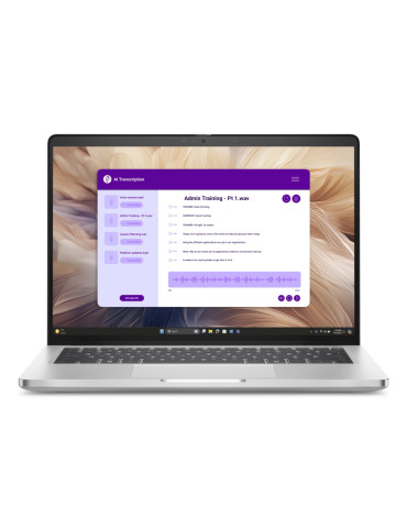Лаптоп Dell Pro 14 Plus PB14250, Intel Ultra 5 238V, 14.0" FHD (1920x1200) WVA 300nits AG, 32GB LPDDR5x RAM, 512GB SSD, Intel Arc, FHD RGB Cam and Mic, Wi-Fi 7, FPR, Backlit Kb, Win 11 Pro - BTO205_PB14250_EMEA