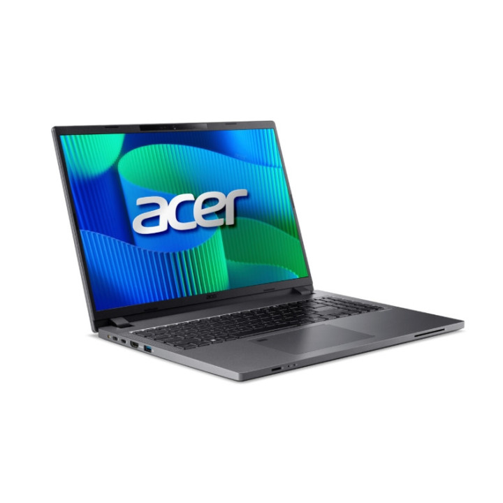 Лаптоп Acer Travelmate P2 TMP216-51-G2-TCO-53M1, Intel Core i5-1334U, 16" WUXGA (1920 x1200) IPS, 16GB DDR5 RAM, 512GB SSD, TPM 2.0, FPR, WiFi 6AX, BT, KB Backlit, Win 11 PRO EDU - NX.B9GEX.00K