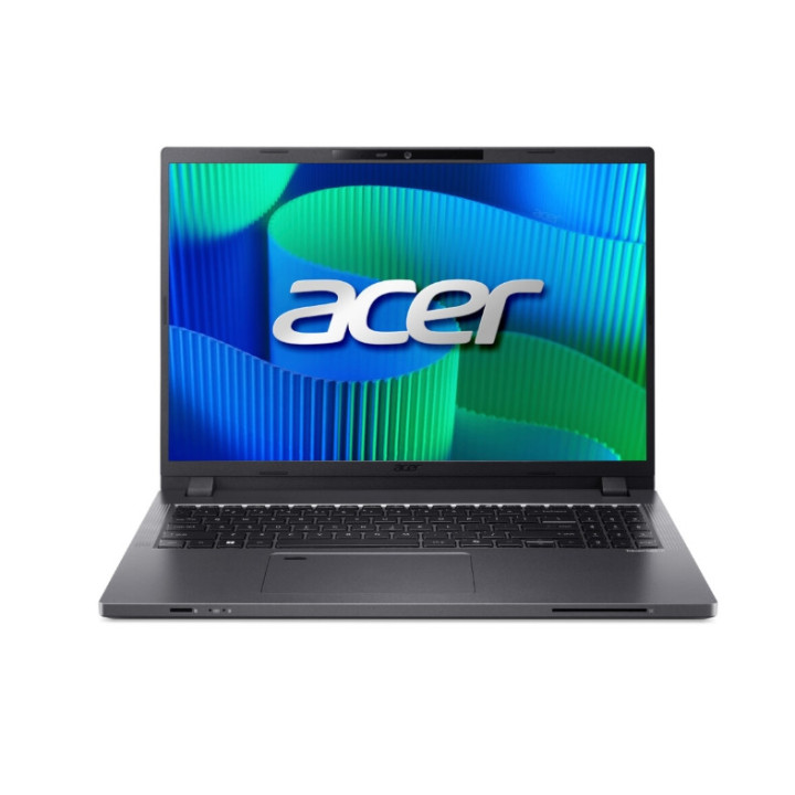 Лаптоп Acer Travelmate P2 TMP216-51-G2-TCO-53M1, Intel Core i5-1334U, 16" WUXGA (1920 x1200) IPS, 16GB DDR5 RAM, 512GB SSD, TPM 2.0, FPR, WiFi 6AX, BT, KB Backlit, Win 11 PRO EDU - NX.B9GEX.00K