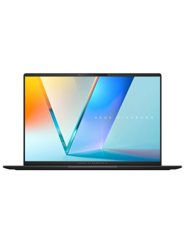 Лаптоп Asus Vivobook S M5606WA-MX077X, AMD Ryzen AI 9 HX 370, 16" OLED (3200x2000 ) 16:10, 32GB LPDDR5X RAM, 1TB SSD, Backlit Chiclet Keyboard 1-Zone RGB, Win 11 Pro, Neutral Black, AI PC Backpack - 90NB14B2-M006R0