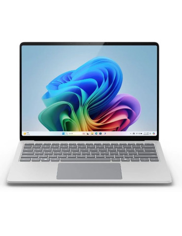 Лаптоп Microsoft Surface Laptop 7 13, 8" C12/16/512 Con 13, 8", 2304 x 1536, Windows 11 Home, ENG/INT, EMEA, COPILOT PC, Snapdragon X Elite, Platinum - ZGP-00024