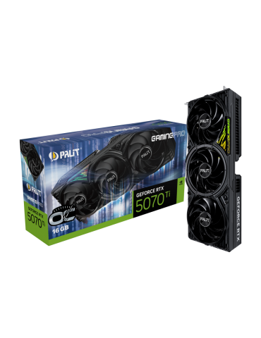 Видео карта Palit GeForce RTX 5070 Ti GamingPro OC V1 16GB GDDR7, 256bit - NE7507TS19T2-GB2031Y