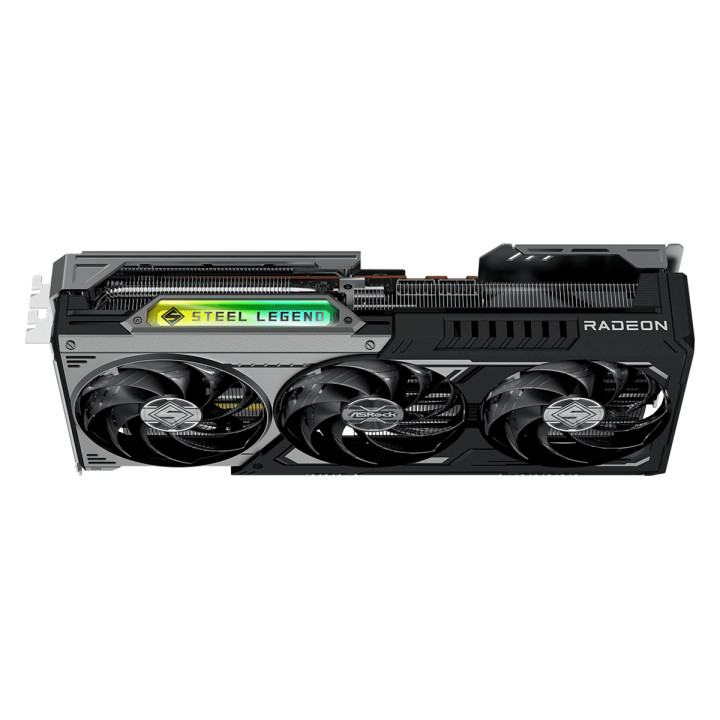 Видео карта AsRock Radeon RX 9070 XT STEEL LEGEND DARK 16GB GDDR6 - RX9070XT SLD 16G