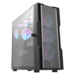 Кутия за компютър Darkflash DK431 Mesh Black, ATX, с включени 4бр вентилатора - DK431-MESH-BK