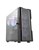 Кутия за компютър Darkflash DK431 Mesh Black, ATX, с включени 4бр вентилатора - DK431-MESH-BK