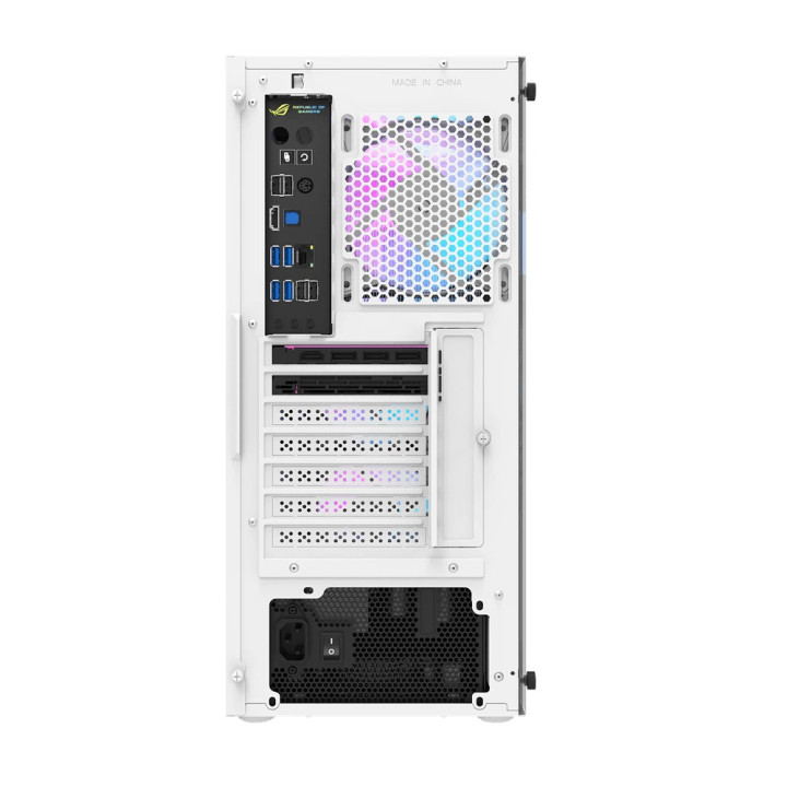 Кутия за компютър Darkflash DK352 White, ATX, с включени 4бр вентилатора - DK352-WH