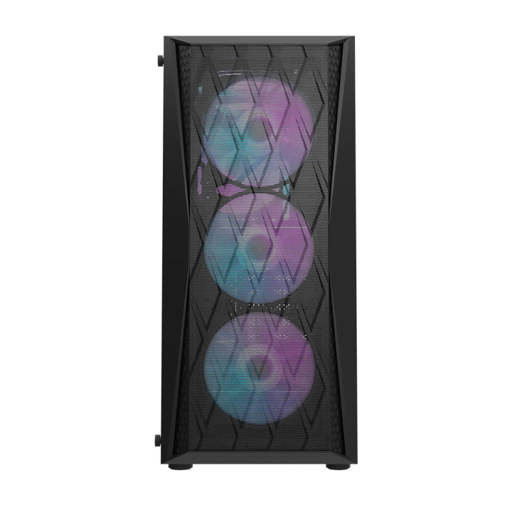 Кутия за компютър Darkflash DK352 Black , ATX, с включени 4бр вентилатора - DK352-BK