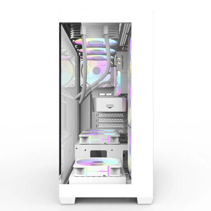 Кутия за компютър Darkflash DS900 White, ATX, USB-C - DS900-WH