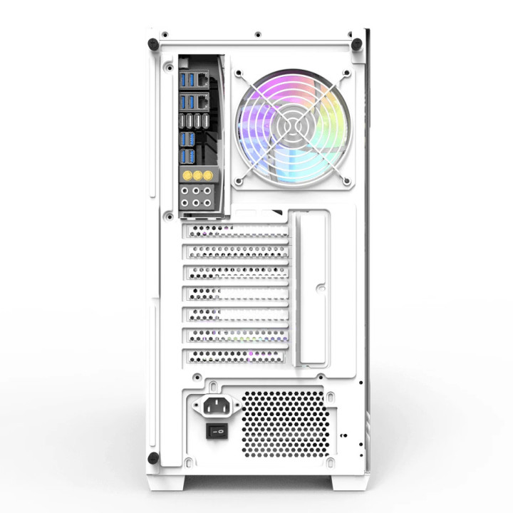 Кутия за компютър Darkflash DS900 White, ATX, USB-C - DS900-WH