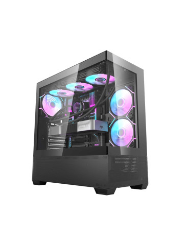 Кутия за компютър Darkflash DS900 AIR Black, ATX, USB-C - DS900-AIR-BK