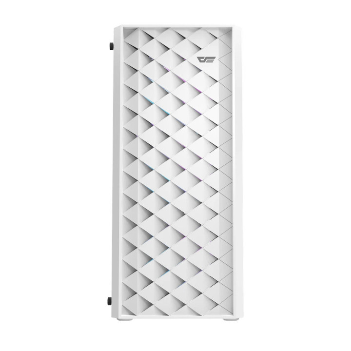 Кутия за компютър Darkflash DK351 White, ATX, с включени 4бр вентилатора - DK351-WH