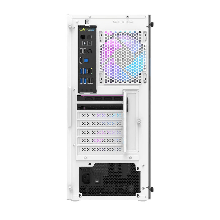 Кутия за компютър Darkflash DK351 White, ATX, с включени 4бр вентилатора - DK351-WH