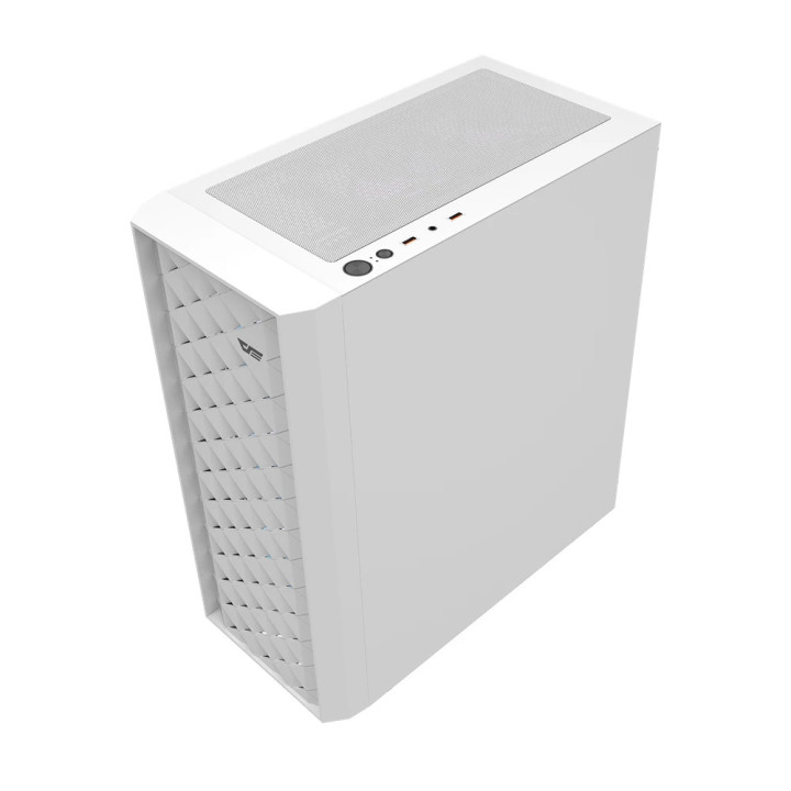 Кутия за компютър Darkflash DK351 White, ATX, с включени 4бр вентилатора - DK351-WH