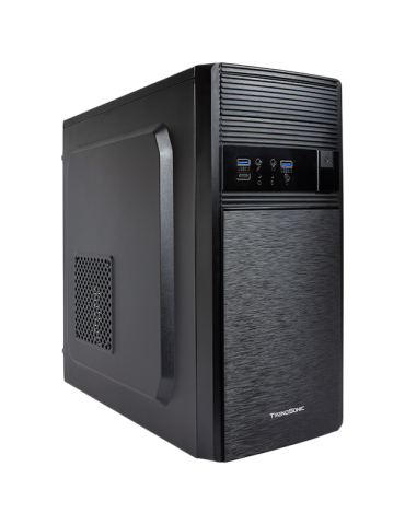 Кутия за компютър Trendsonic FC-F56A, ATX , Black - FC-F56A-USB-C