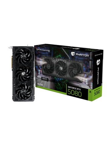 Видео карта Gainward GeForce RTX 5080 Phantom 16GB GDDR7, 256bit - NE75080019T2-GB2030P