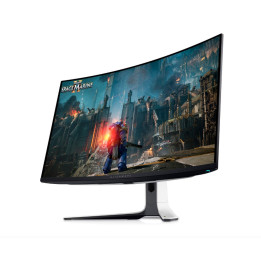 Монитор Dell Alienware AW3225QF, 31.6" QD-OLED Anti-reflection, IPS, 0.03ms, 1000 cd/m2, 4K UHD (3840 x 2160), 240Hz, HDR, NVIDIA G-SYNC HDMI, DP, USB 3.2, Height Adjustable, Black