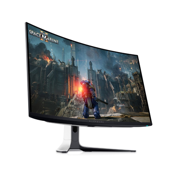 Монитор Dell Alienware AW3225QF, 31.6" QD-OLED Anti-reflection, IPS, 0.03ms, 1000 cd/m2, 4K UHD (3840 x 2160), 240Hz, HDR, NVIDIA G-SYNC HDMI, DP, USB 3.2, Height Adjustable, Black