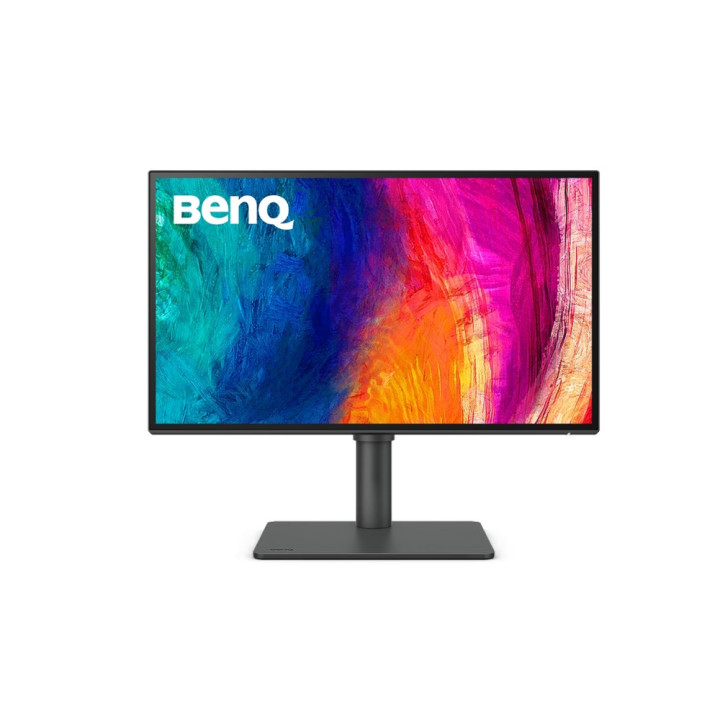 Монитор BenQ PD2506Q 25" IPS, 2560x1440 WQHD, 95% P3, DisplayHDR 400, Uniformity, KVM, MST Daisy Chain, USB-C 65W Power Delivery, HDMI, DP, HAS, eye-care, Factory Calibration, Calman Certification, USB Hub - 9H.LLDLB.QBE