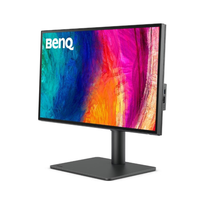 Монитор BenQ PD2506Q 25" IPS, 2560x1440 WQHD, 95% P3, DisplayHDR 400, Uniformity, KVM, MST Daisy Chain, USB-C 65W Power Delivery, HDMI, DP, HAS, eye-care, Factory Calibration, Calman Certification, USB Hub - 9H.LLDLB.QBE