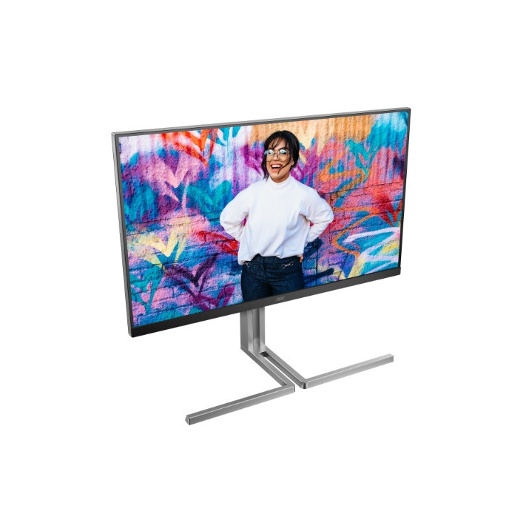 Монитор AOC U32U3CV, 31.5" Nano IPS WLED, 3840x2160, 60Hz, 4ms GtG, 400cd m/2, 1000:1, 50M:1 DCR, Adaptive Sync, FlickerFree, Anti Blue Light, 3Wx2, Height Adjust, 2xHDMI, DP, USB hub